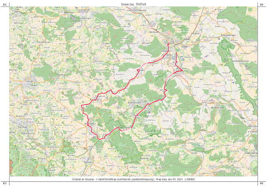 Karte Schiederstausee